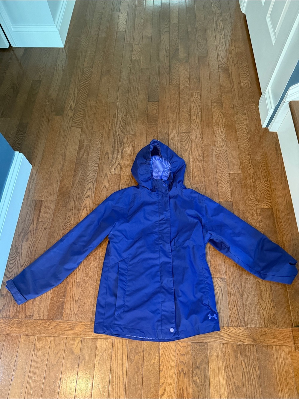 Under Armour Deep Blue Hooded Shell Jacket